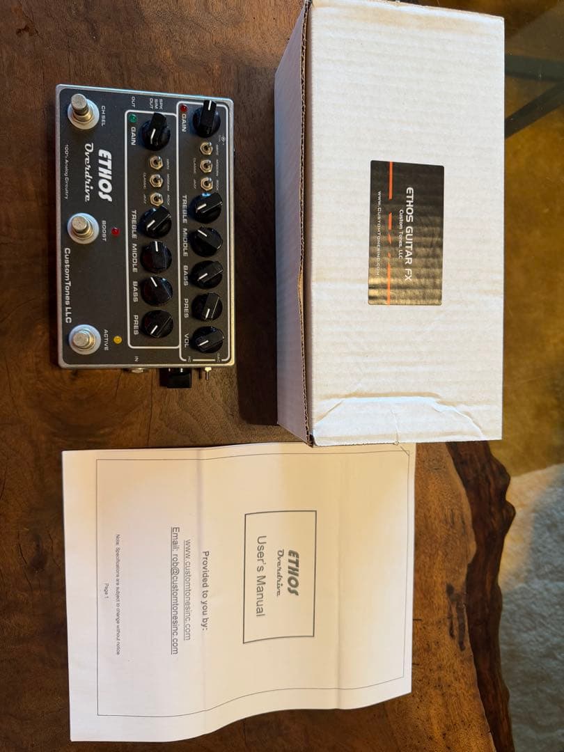 ETHOS Overdrive ギターエフェクター