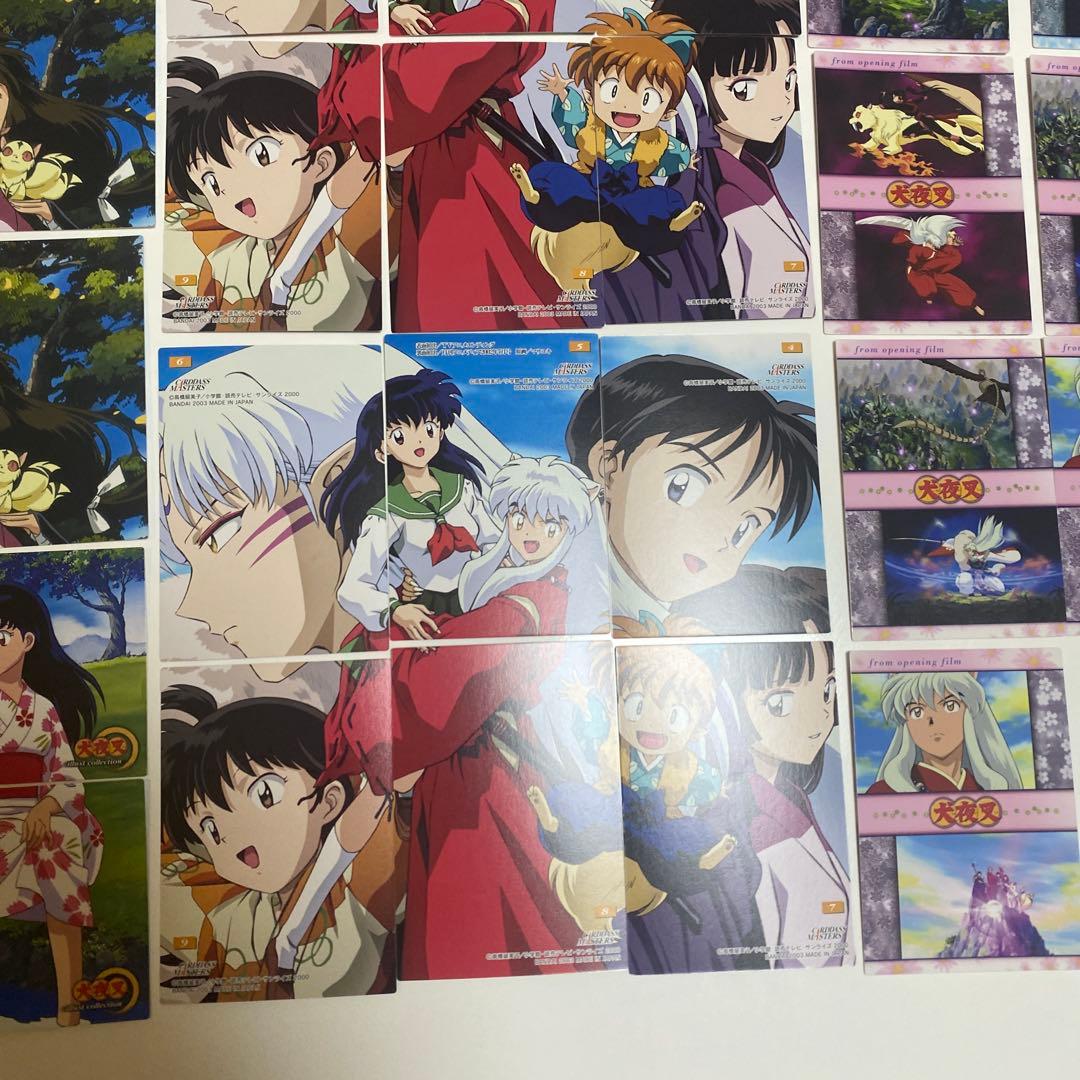 犬夜叉　まとめ売り　カードマスターズ　SP 一枚絵　ED OP 47枚