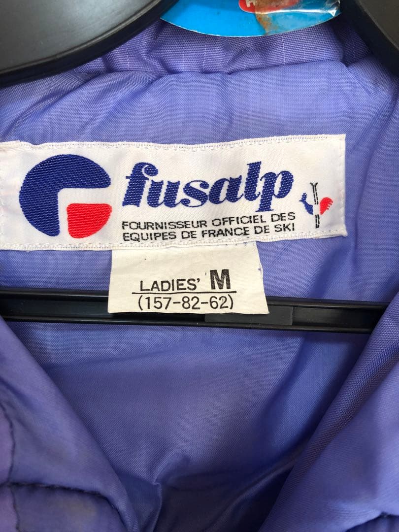 fusalp スキーウェアセット　Ｍ　パープル レトロ　ヴィンテージ