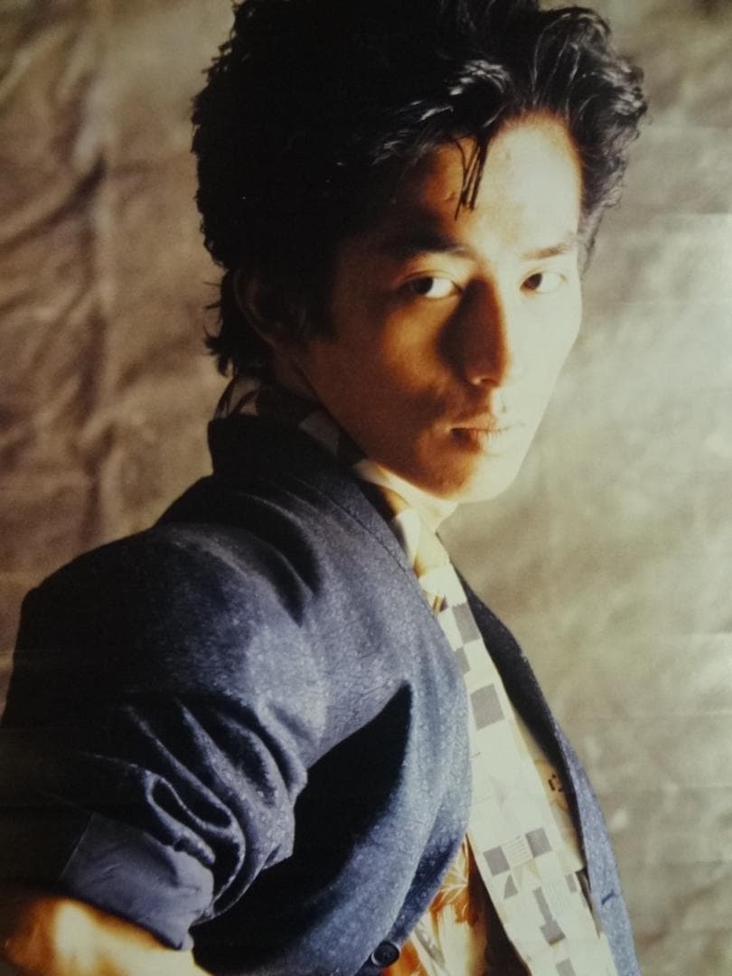 真田広之　　入手困難非売品　レコード会社ポスター