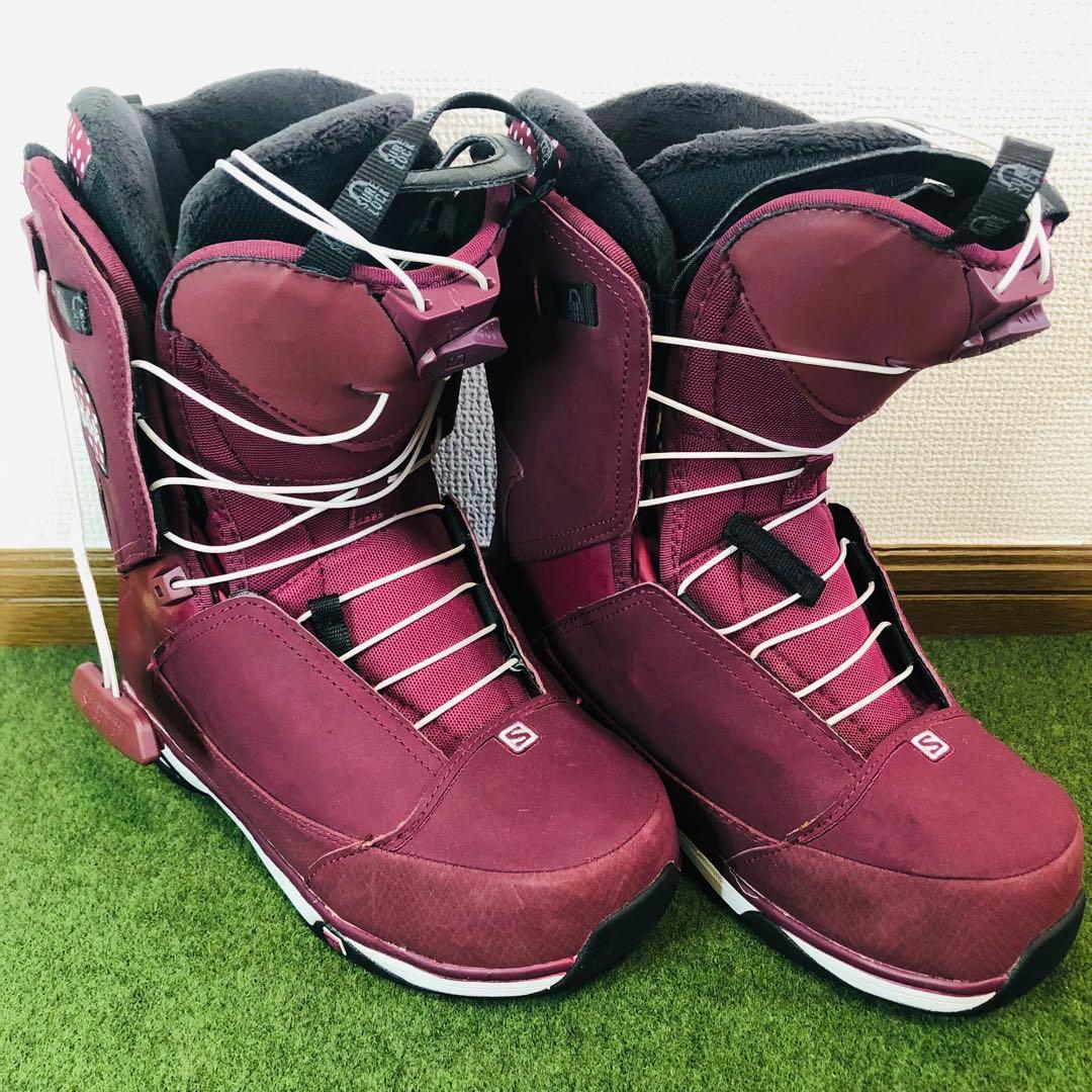 【美品】SALOMONスノボブーツ　サロモン　レディース