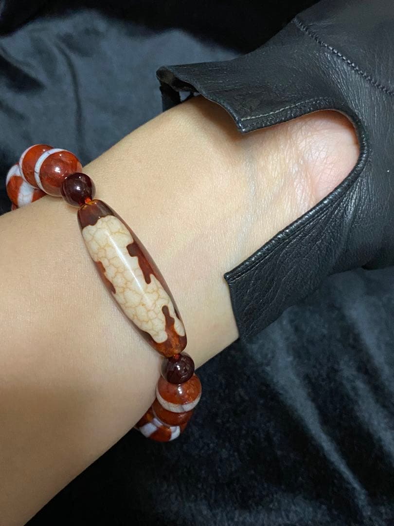 超超希少な天珠だらけ宝石品質アンデシン望みなんて叶いまくるのでは？ブレスレット♡