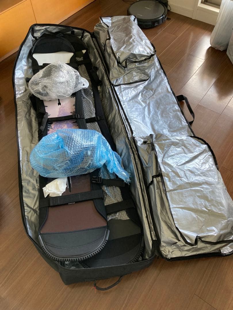 2人分入るスノーボードケース　ホームマウンテン　リョック・ショルダー・ブーツ入れ