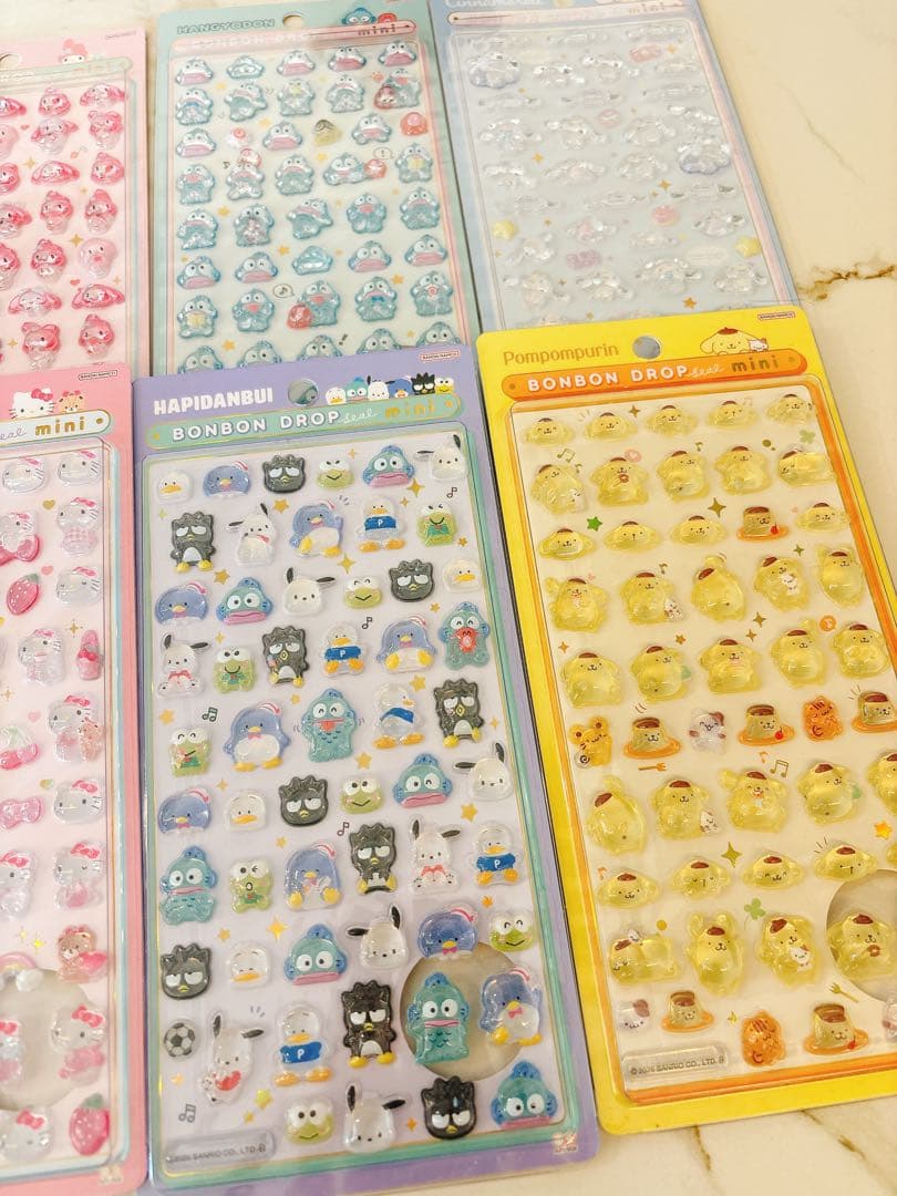 ボンボンドロップシール　正規品　サンリオミニ　サンスター　コンプリート