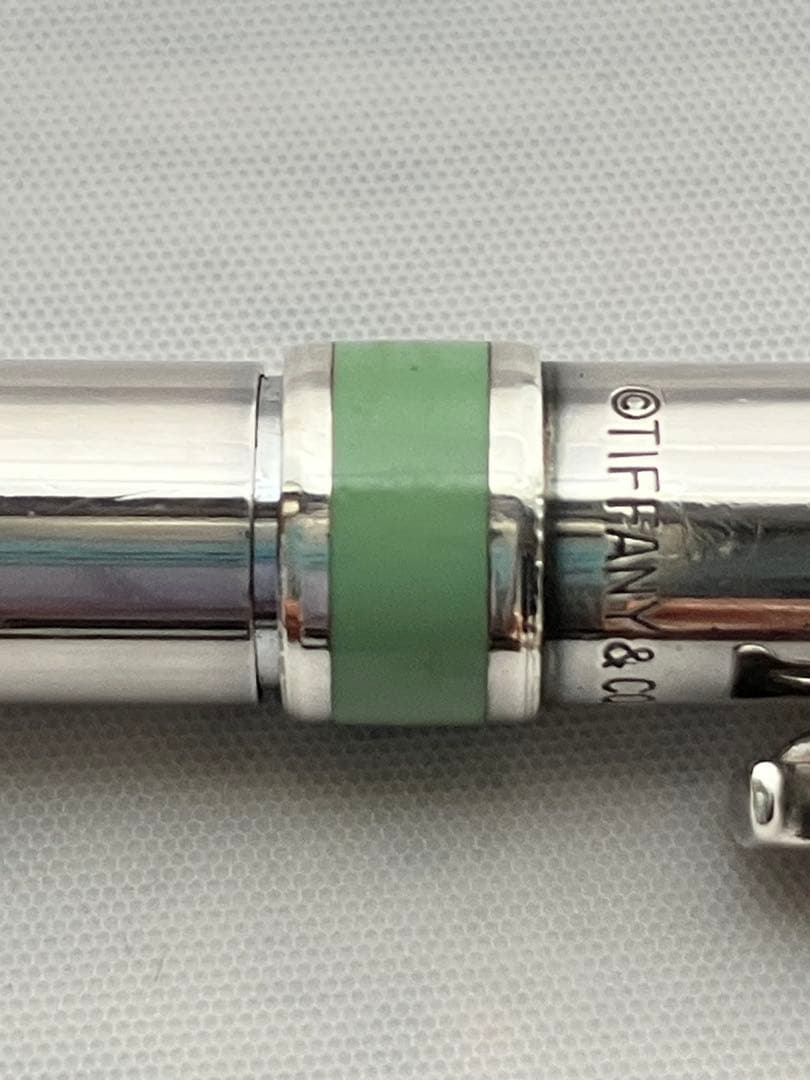 Tiffany Tボールペン シルバー クリップ付き