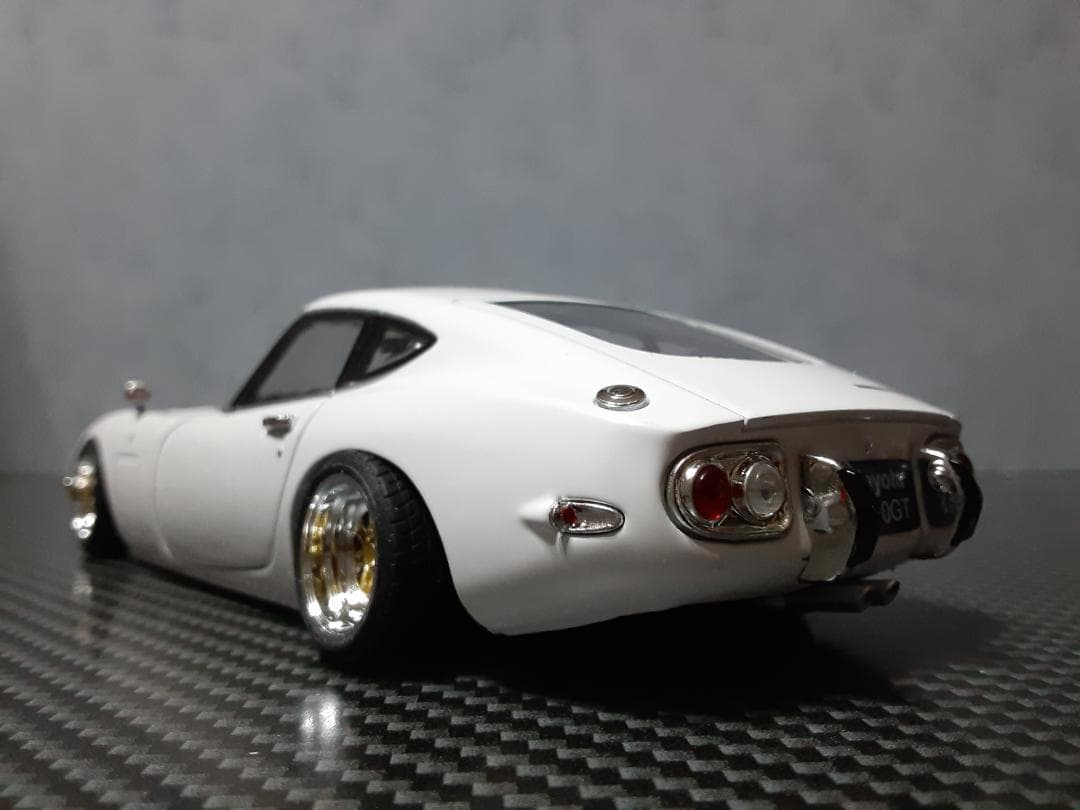 Hachette 1/24トヨタ 2000GT カスタム改 ローダウン