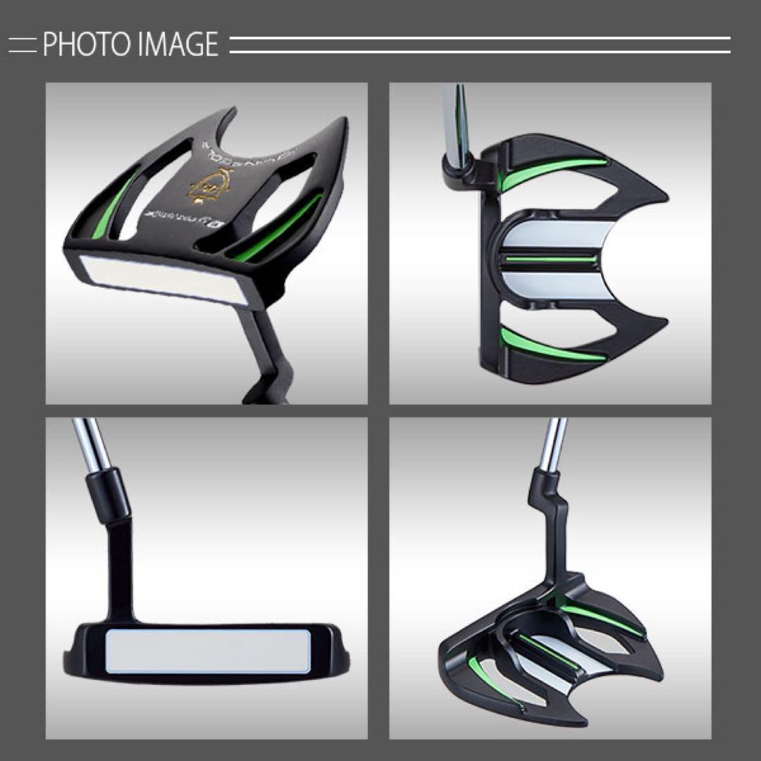 【左】☆極太グリップ＆大型ヘッドで安定感抜群のダイナミクスパター レフティ