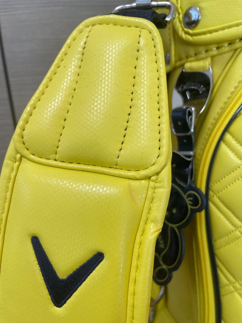 Callaway ゴルフバッグ イエロー キルティング