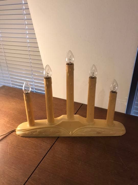 ヴィンテージ　アメリカ　キャンドル風　ライト　小