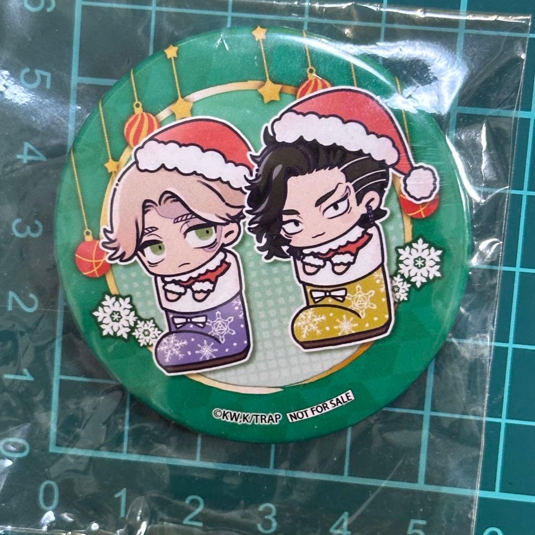 東京リベンジャーズ　乾青宗　九井一　プリロールケーキ　特典　缶バッジ　クリスマス