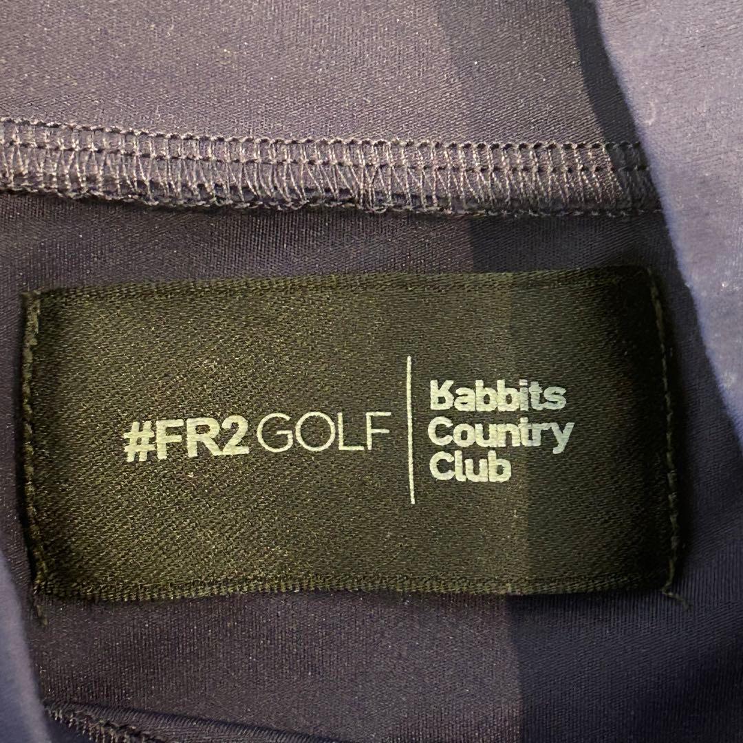 FR2 GOLF ワンピース　モックネック　長袖　ネイビー系