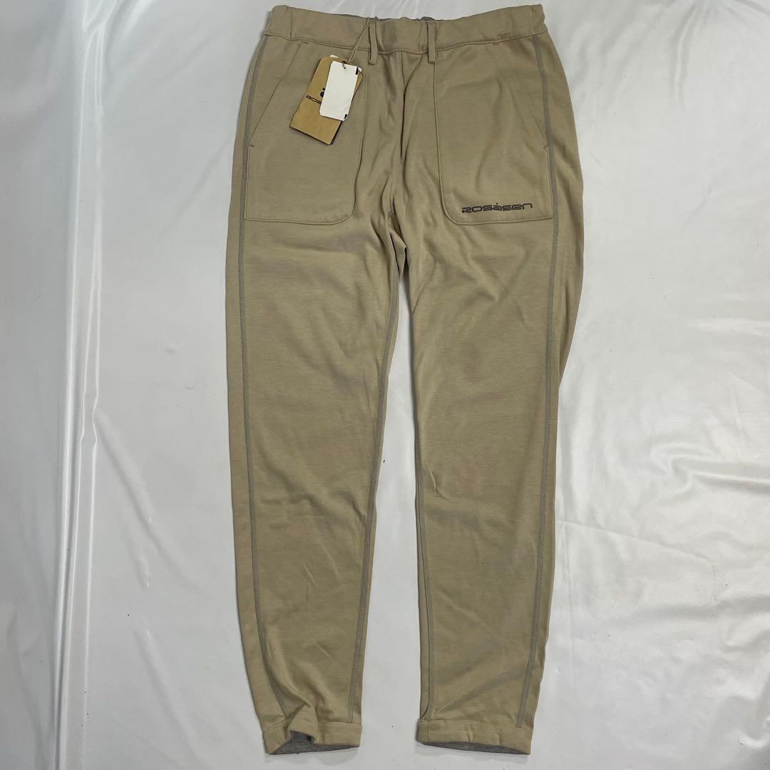 ROSASEN ゴルフウェア リバーシブルパンツ 79サイズ ベージュ グレー