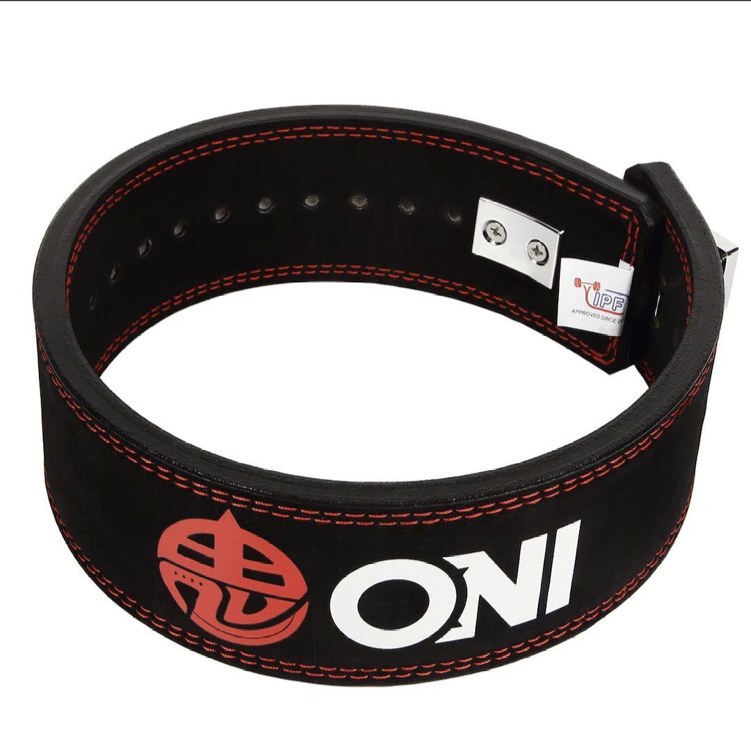 ONI 鬼 レバーアクションベルト IPF公認 バックル付 Sサイズ