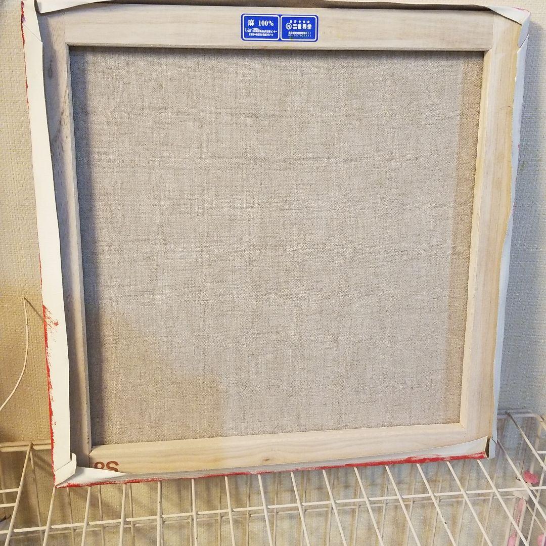 油絵　ロンロンロン　ドライブする鳥