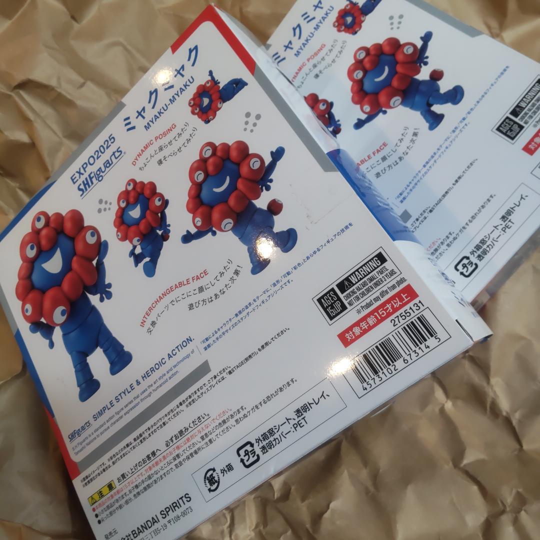 ミャクミャクフィギュアーツ　関西万博S.H.Figuarts　２個セットです✿