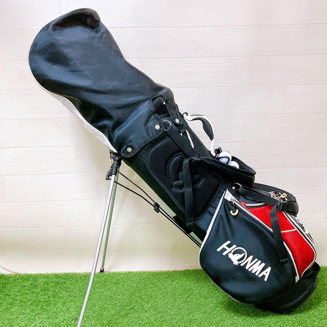 ホンマ　スタンド式　キャディーバッグ　ゴルフクラブケース　リュック式　軽量