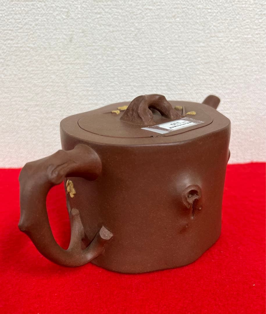 急須　呉亮屏梅椿紫砂茶壺　 【呉亮屏】在銘