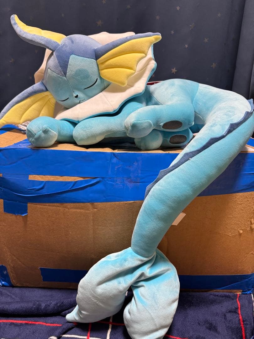 ポケモン　すやすやシャワーズ アメリカebgames ぬいぐるみ