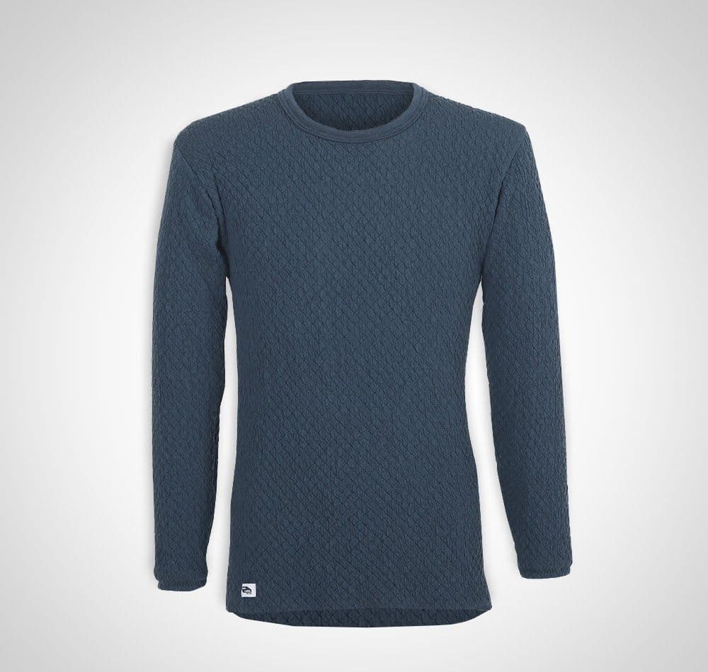 ひだまり　チョモランマ　肌着　紳士用長袖丸首インナー　Ｍ　QMS921　17