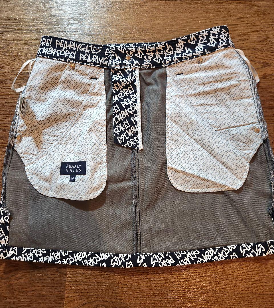 【新品未使用】PEARLY GATES ロゴスカート防寒 蓄熱 裏地付