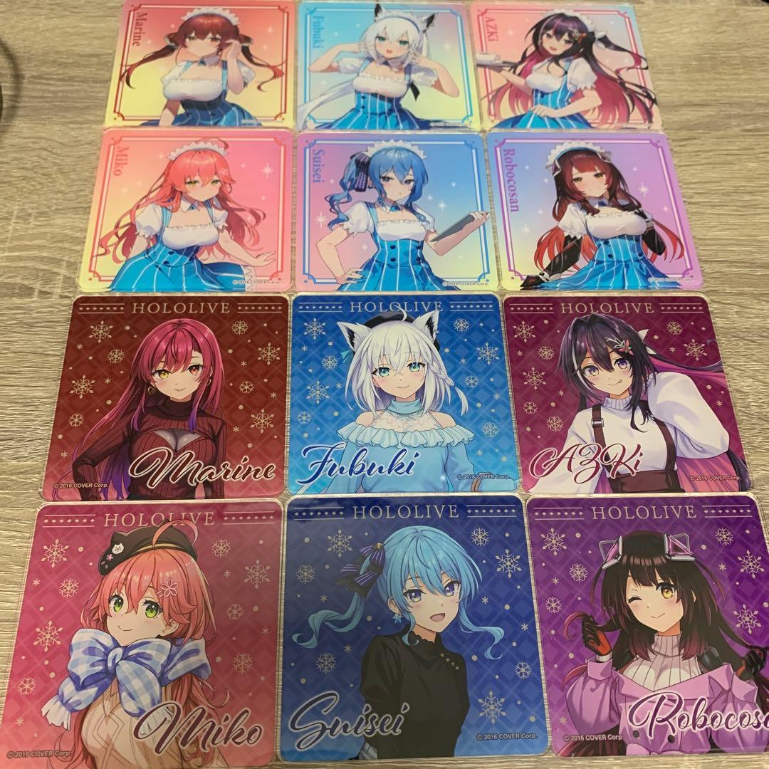 ホロライブ　アクリルコースター　セット　12個