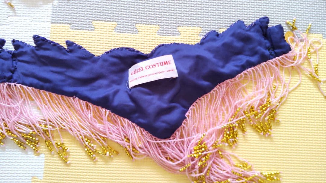 値下げ　ベリーダンス セットアップ 紫 ピンク