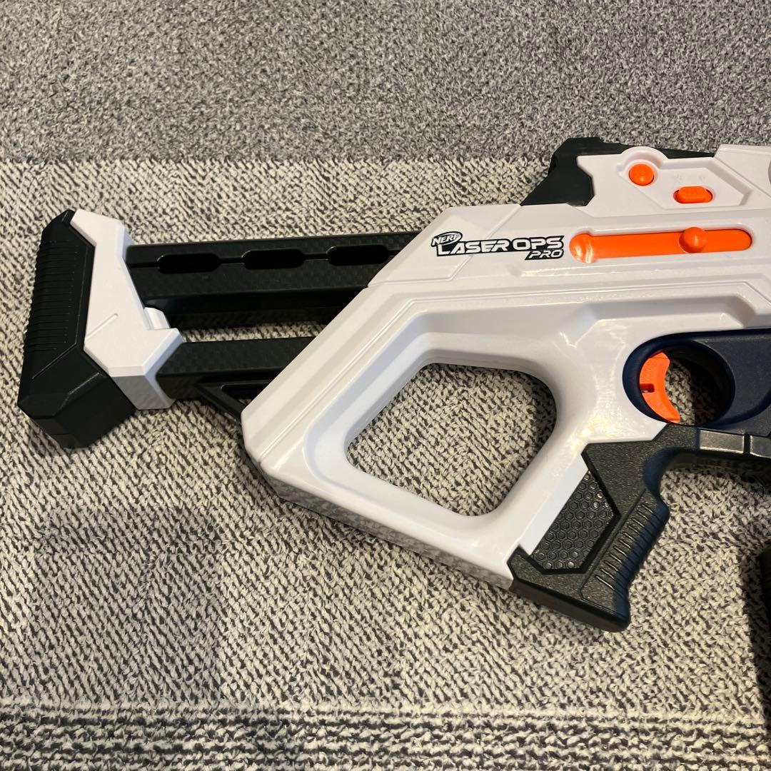 ナーフ レーザーオプスプロ デルタバースト2丁　アルファポイント2パック　セット