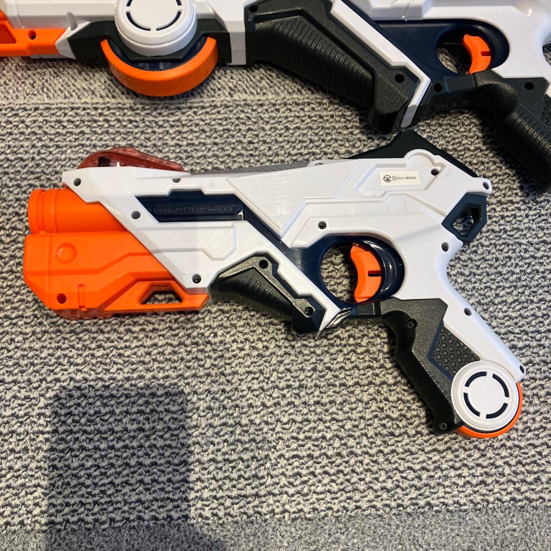 ナーフ レーザーオプスプロ デルタバースト2丁　アルファポイント2パック　セット