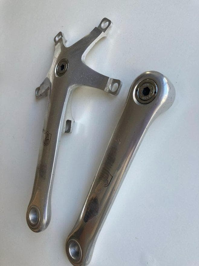 カンパニョーロ（Cレコード）クランク（170mm）40レース1シーズン使用