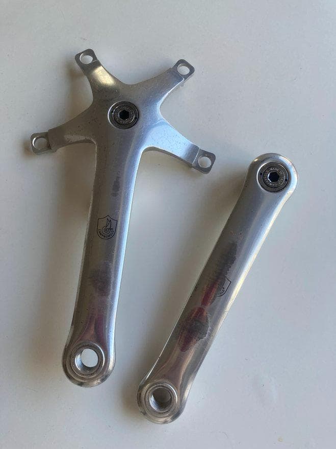 カンパニョーロ（Cレコード）クランク（170mm）40レース1シーズン使用