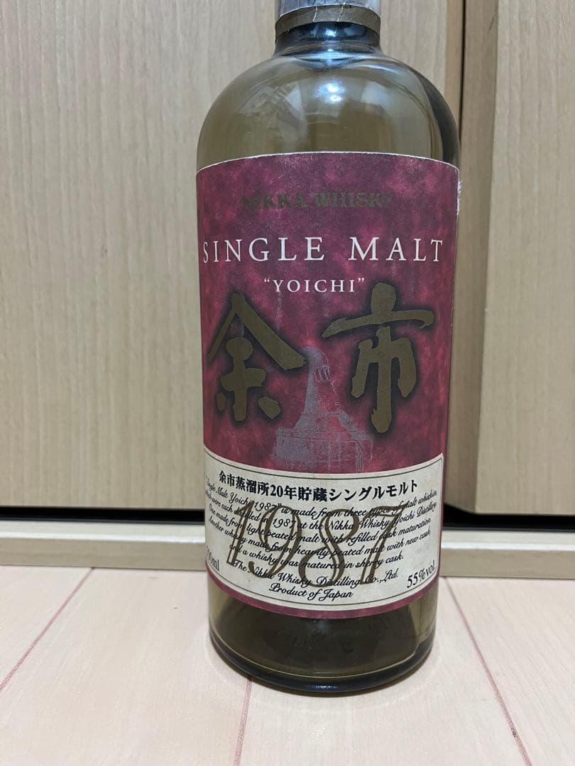 シングルモルト 余市 1987 700ml から瓶