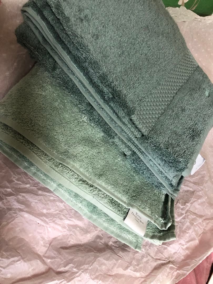 Yves Delorme イヴドローム/ゲストタオル4枚＆バスタオルセット