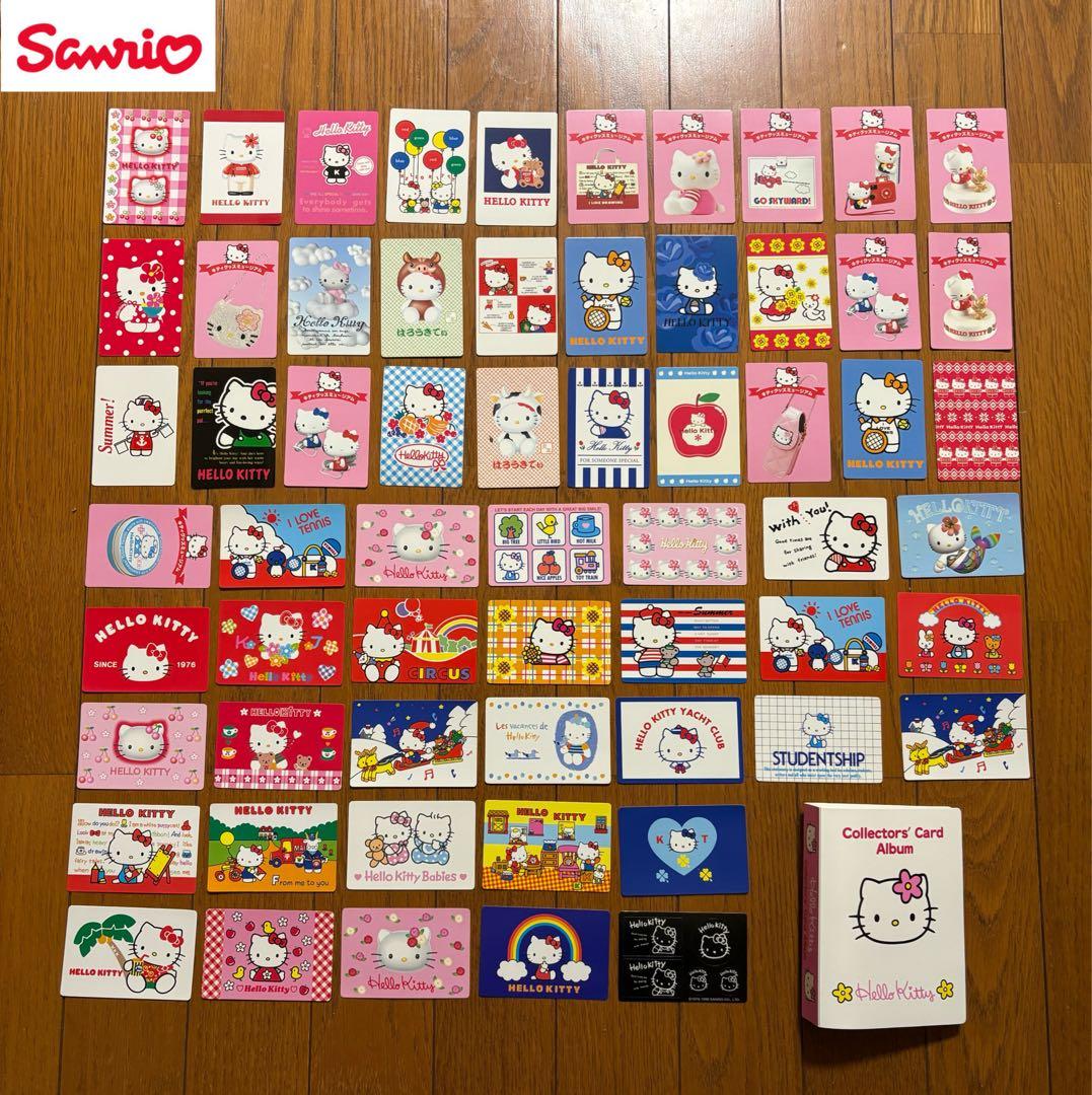 d*3様 ハローキティ コレクターズカード 61 枚 アルバム一冊