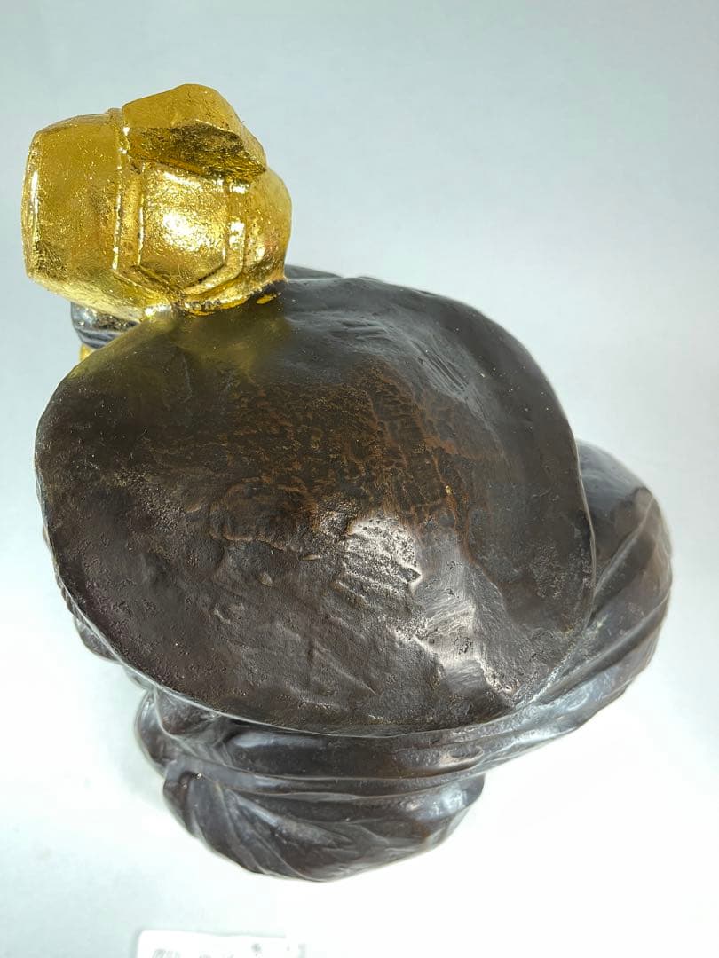 大黒天 置物 七福神 縁起物 金運 開運 高岡銅器純一郎仏像 銅製 彫刻 骨董