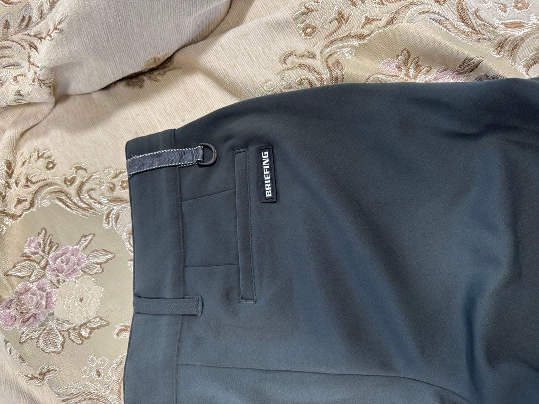 ブリーフィング 3D LOGO SLIM PANTS　スリムパンツ Mグレー美品