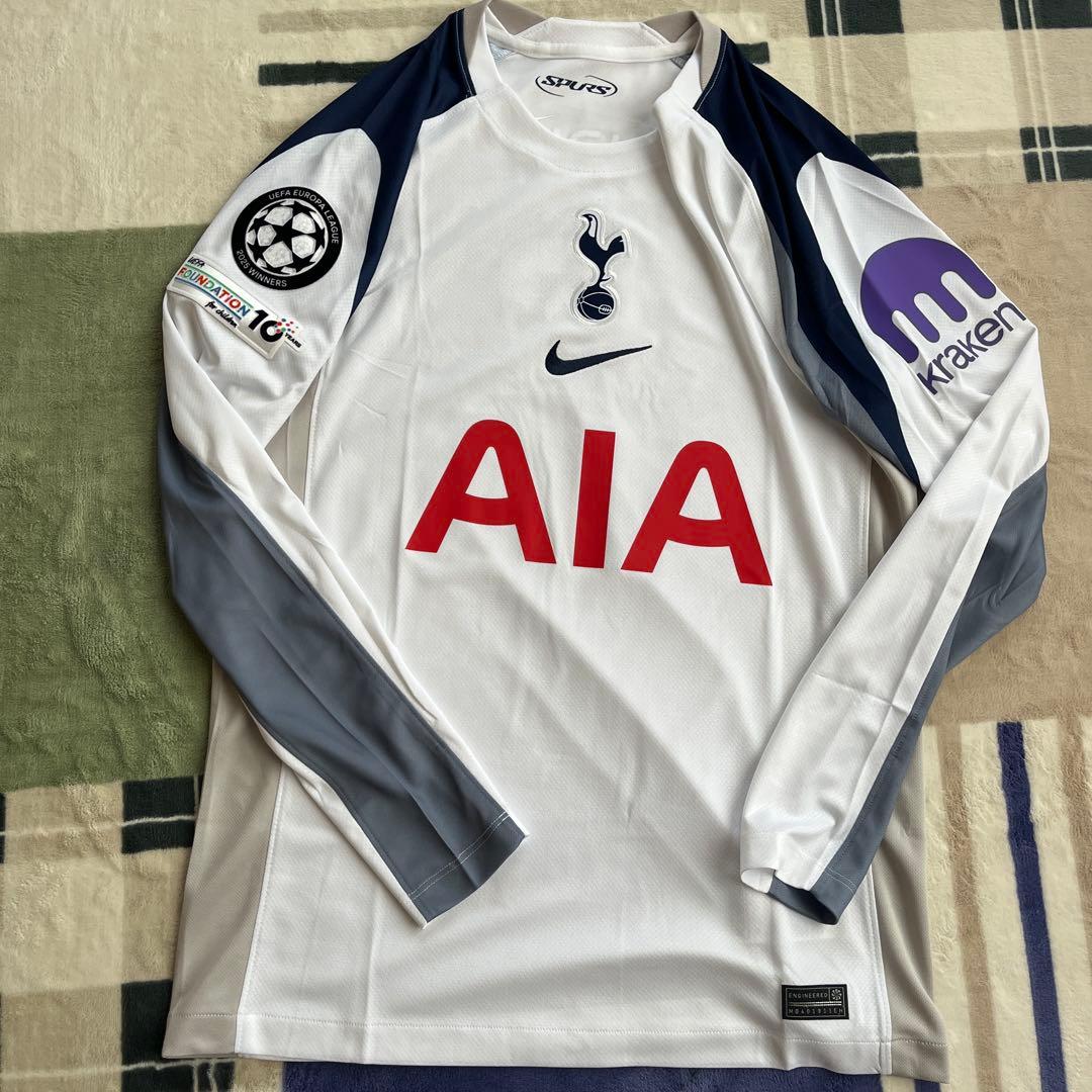ピーナッツ大将25/26 トッテナム 1stユニフォーム長袖シャビシモンズ