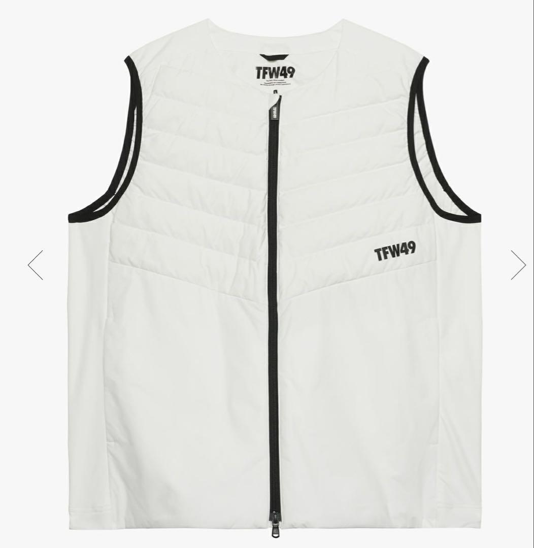 未使用TFW49 ダウンベスト ホワイトL