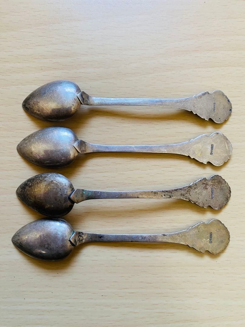 sterling silver スプーン 4本セット　メルボルン