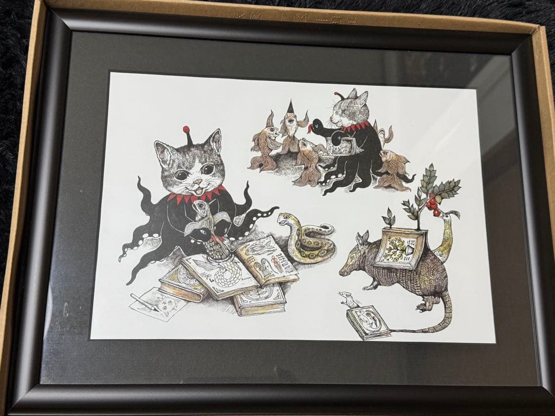 ヒグチユウコ A4サイズ 額入りポスター ギュスターヴ