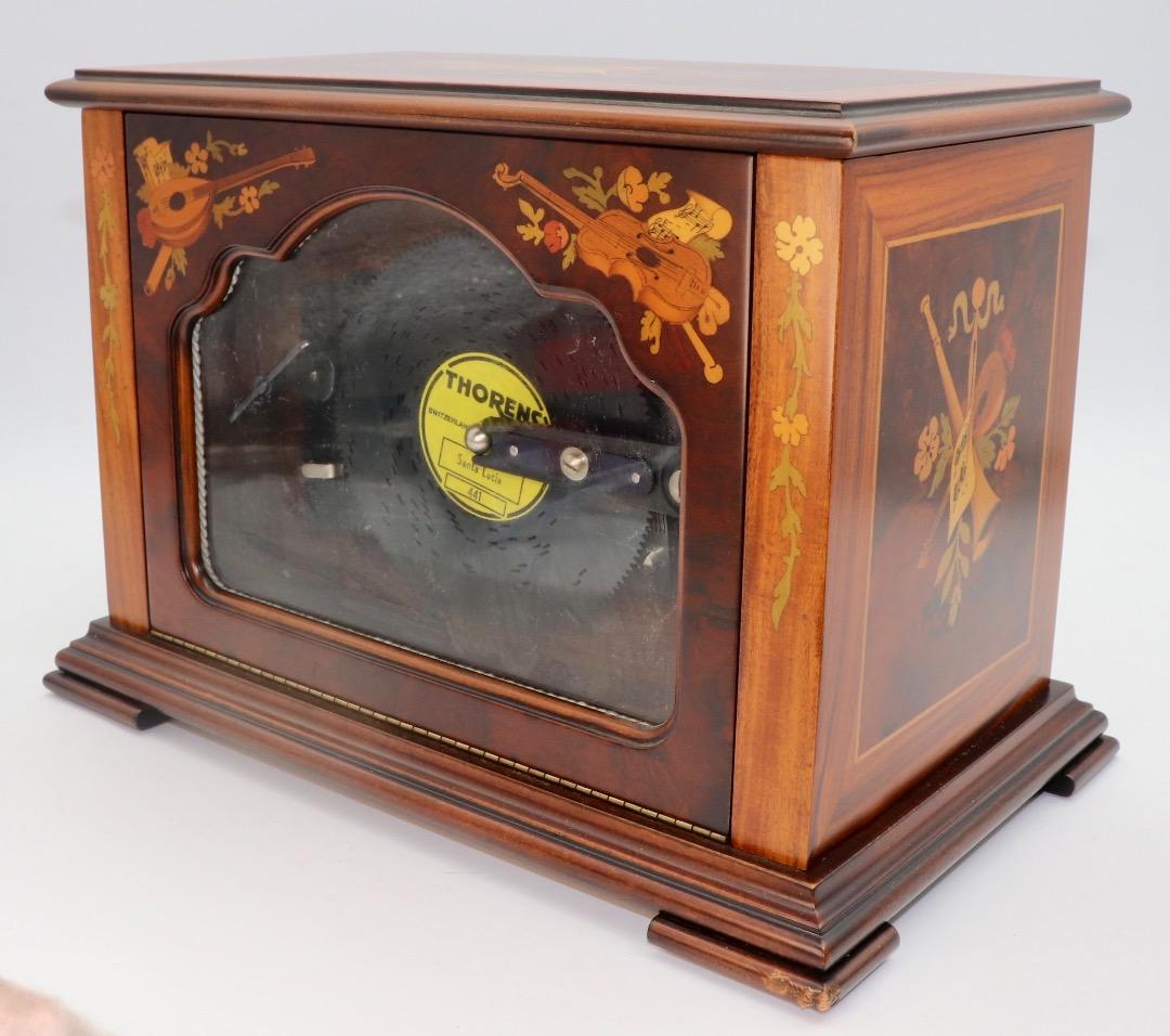 THORENS スイス製ディスク・オルゴール・ボックス、ディスク6枚付き