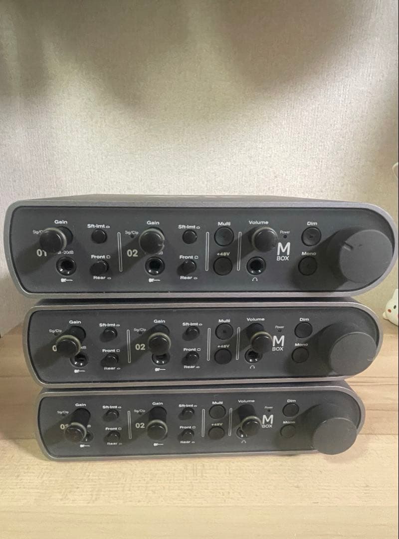 Avid MBox オーディオインターフェイス　3台セット