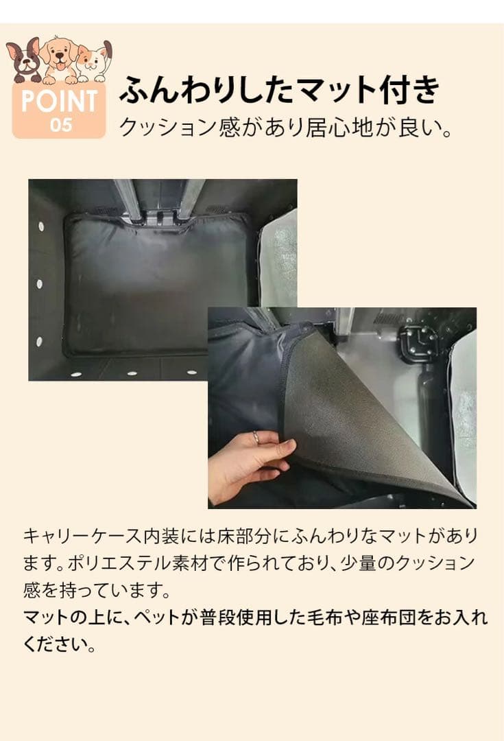 新品・未使用retooペット キャリー バッグ かばん 15kg小型犬 中型犬