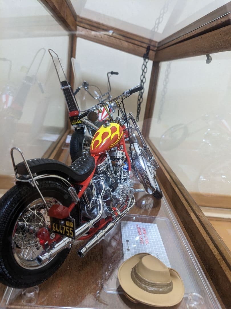 イージーライダーキャプテンアメリカ＆ビリー チョッパーバイクフランクリンミント