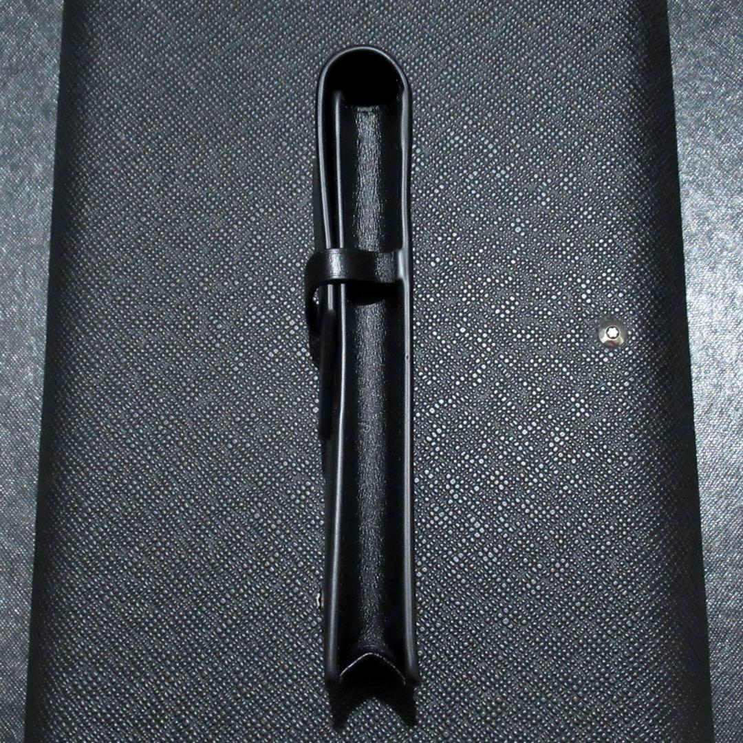 モンブラン ペンケース ペンポーチ マイスターシュテュック ブラック 2本用