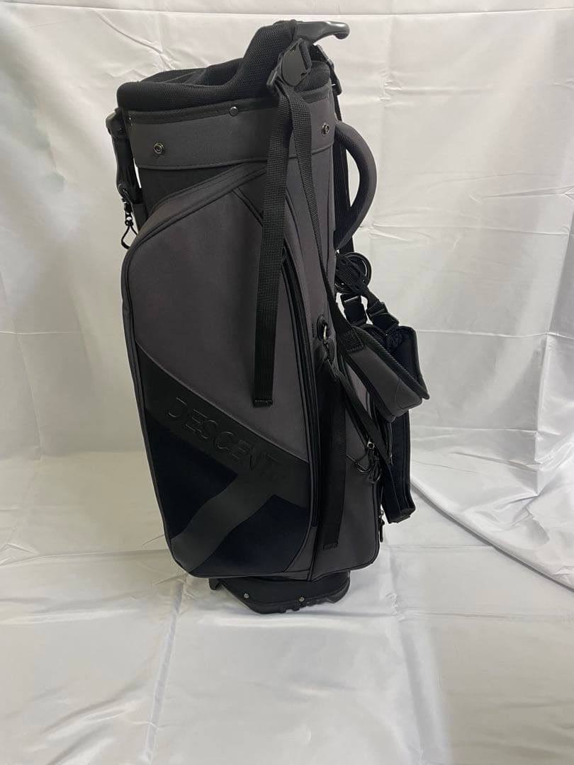 デサントゴルフ　スタンド式　キャディ バッグ　グレー×ブラック