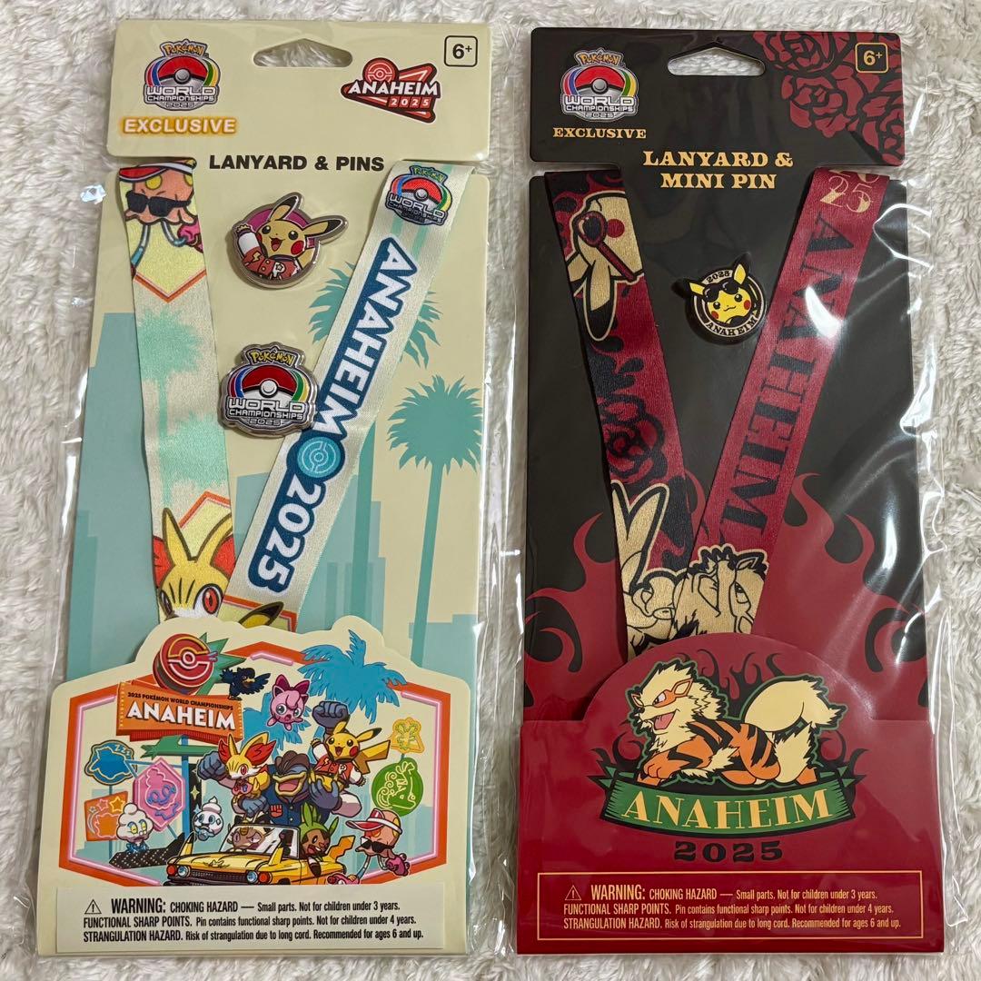 ポケモンWCS2025 ネックストラップ ピンズセット