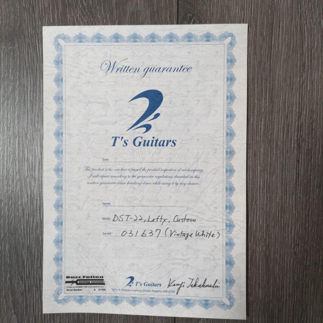 ギター　レフティ　Left　T's guitars