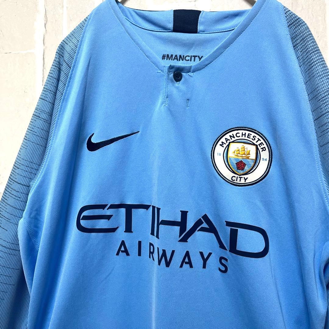 NIKE マンチェスターシティ ユニフォーム 18/19シーズン ホーム S長袖