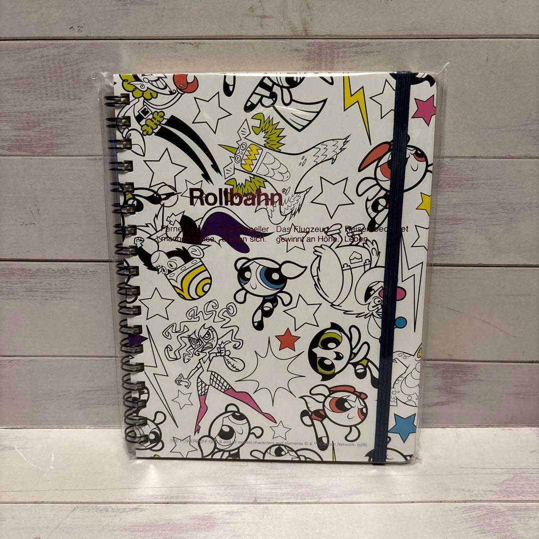 ロルバーン　パワーパフガールズ　メモL A B C ピンク　白　黒　ブックマーク