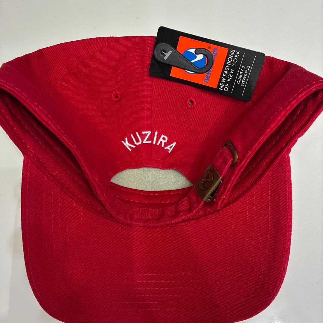 KUZIRA 21 buck 赤 キャップ Newhattan